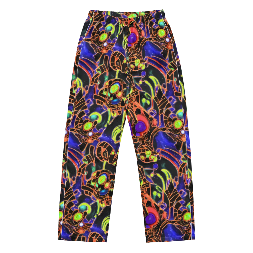 Cosmic Circuitry on Women's Pajama Pants — Front