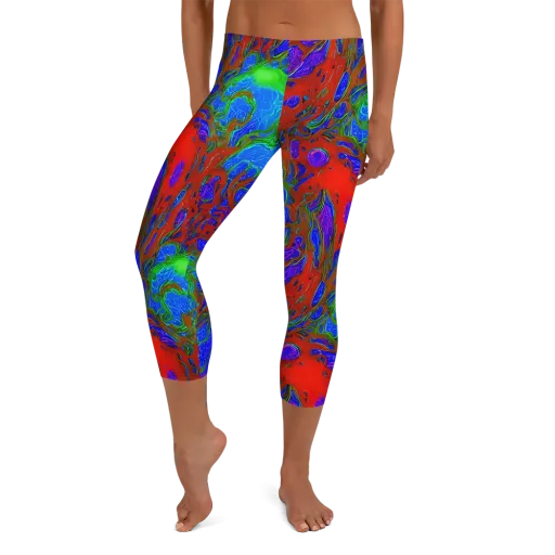 Cosmic Magma on a Capri Leggings