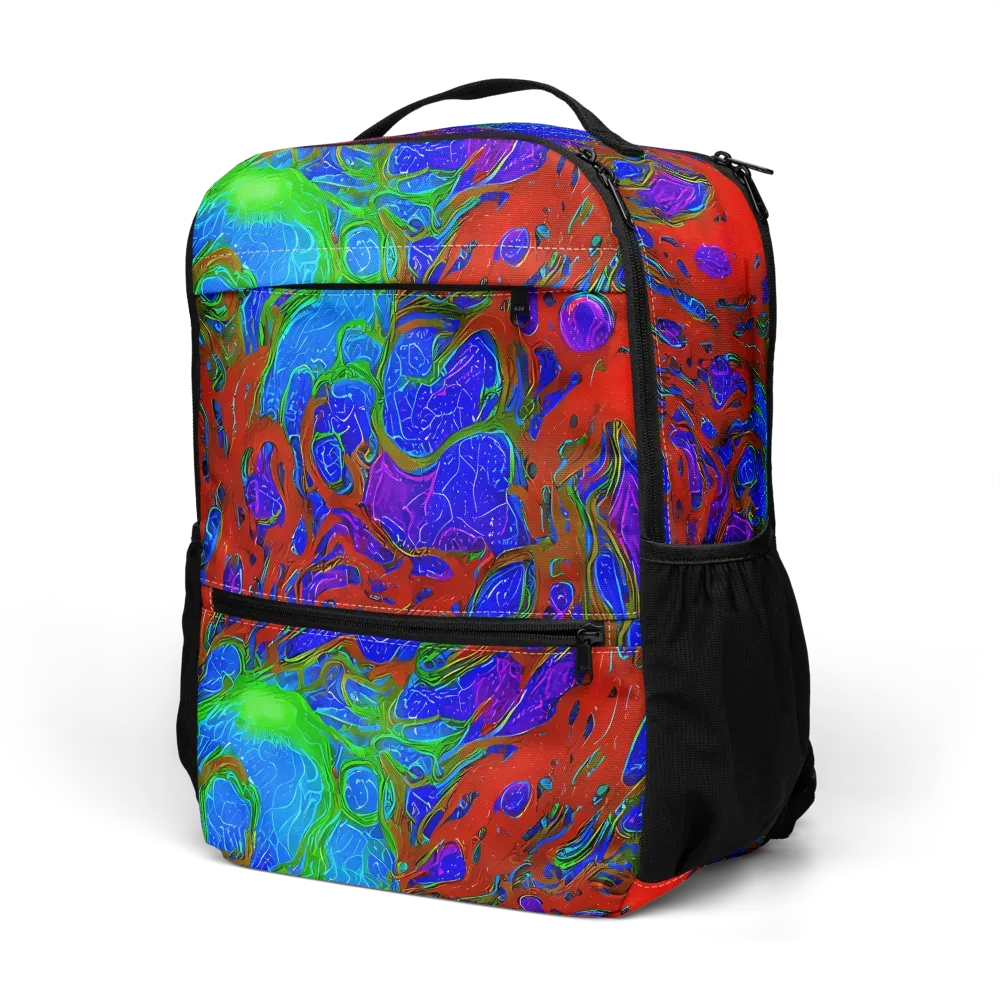 Cosmic Magma on Utility Backpack — Left Front