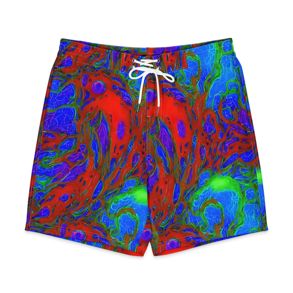 Cosmic Magma on Men's Board Shorts — Front