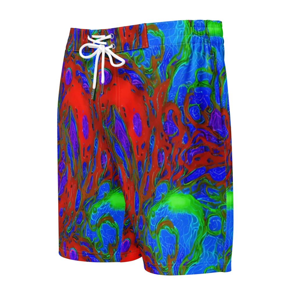 Cosmic Magma on Men's Board Shorts — Front