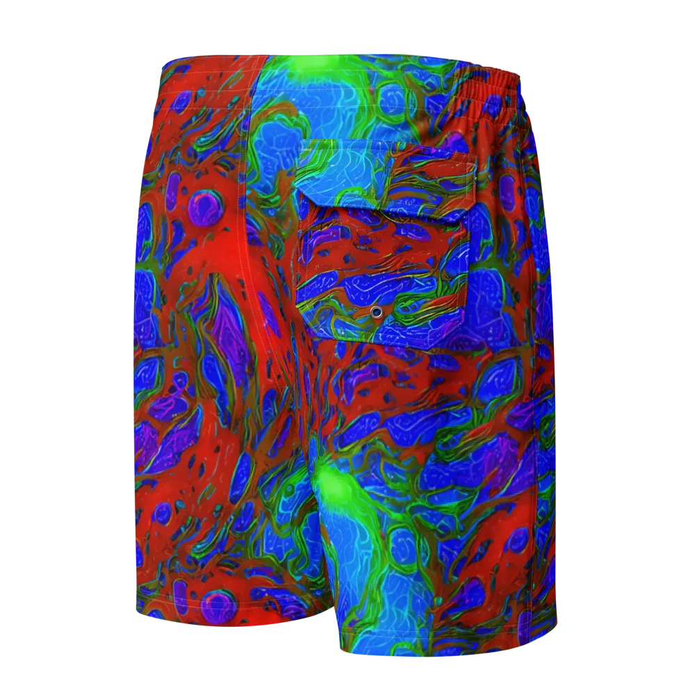 Cosmic Magma on Men's Board Shorts — Back
