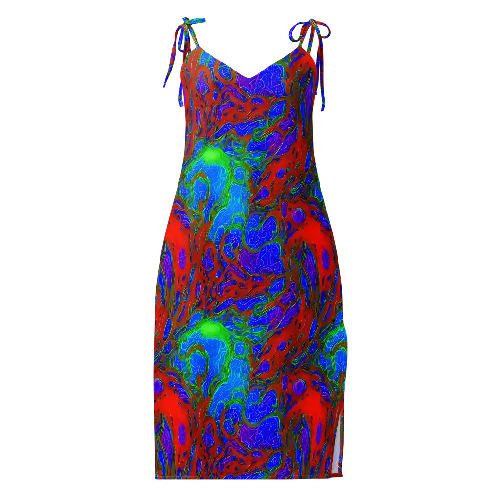 Cosmic Magma on Slip Dress — Front