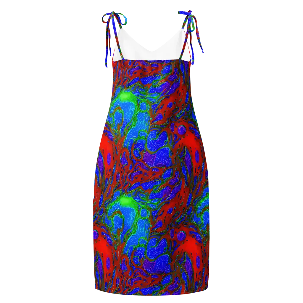 Cosmic Magma on Slip Dress — Back