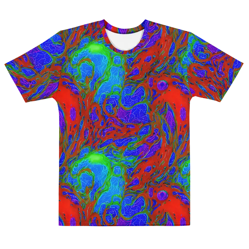 Cosmic Magma on Men's Cotton Crew Neck T-Shirt — Front