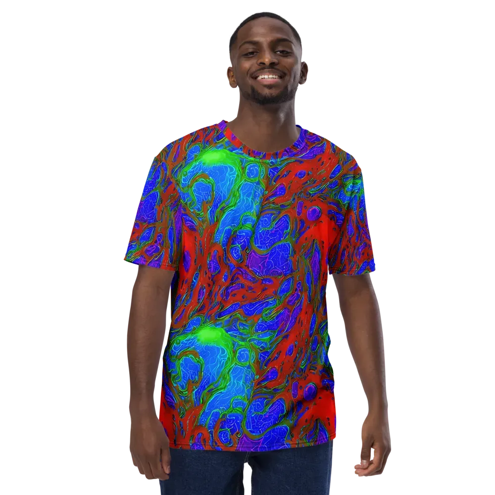 Cosmic Magma on Men's Crew Neck T-Shirt — Front