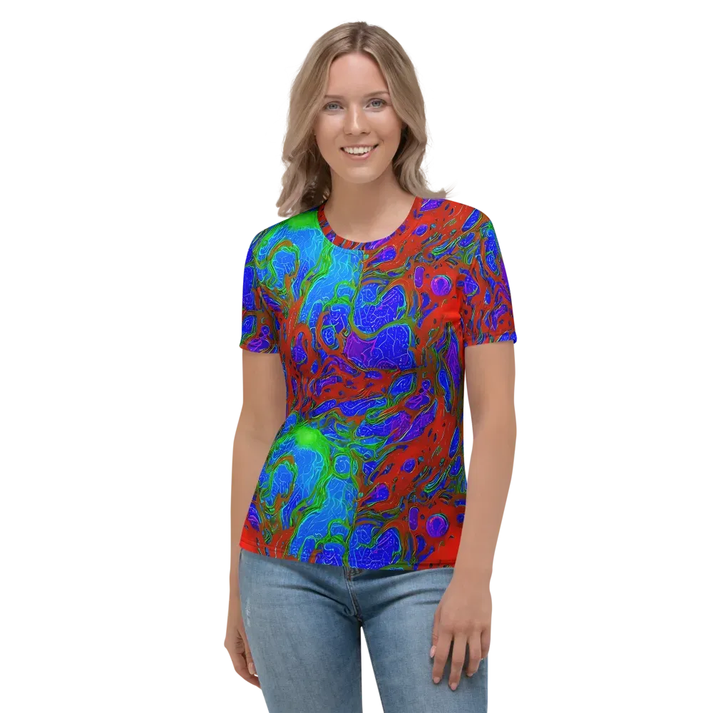 Cosmic Magma on Women's Crew Neck T-Shirt — Front