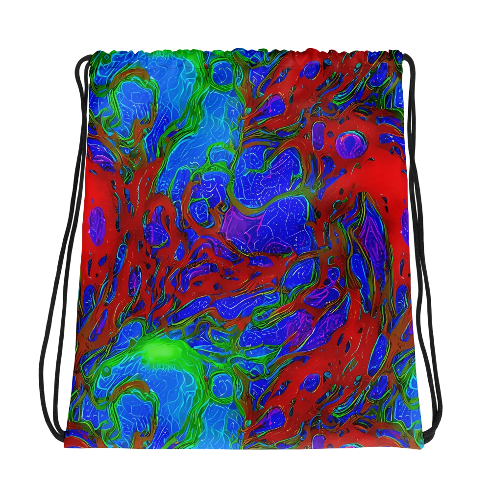 Cosmic Magma on Drawstring Bag — Photo