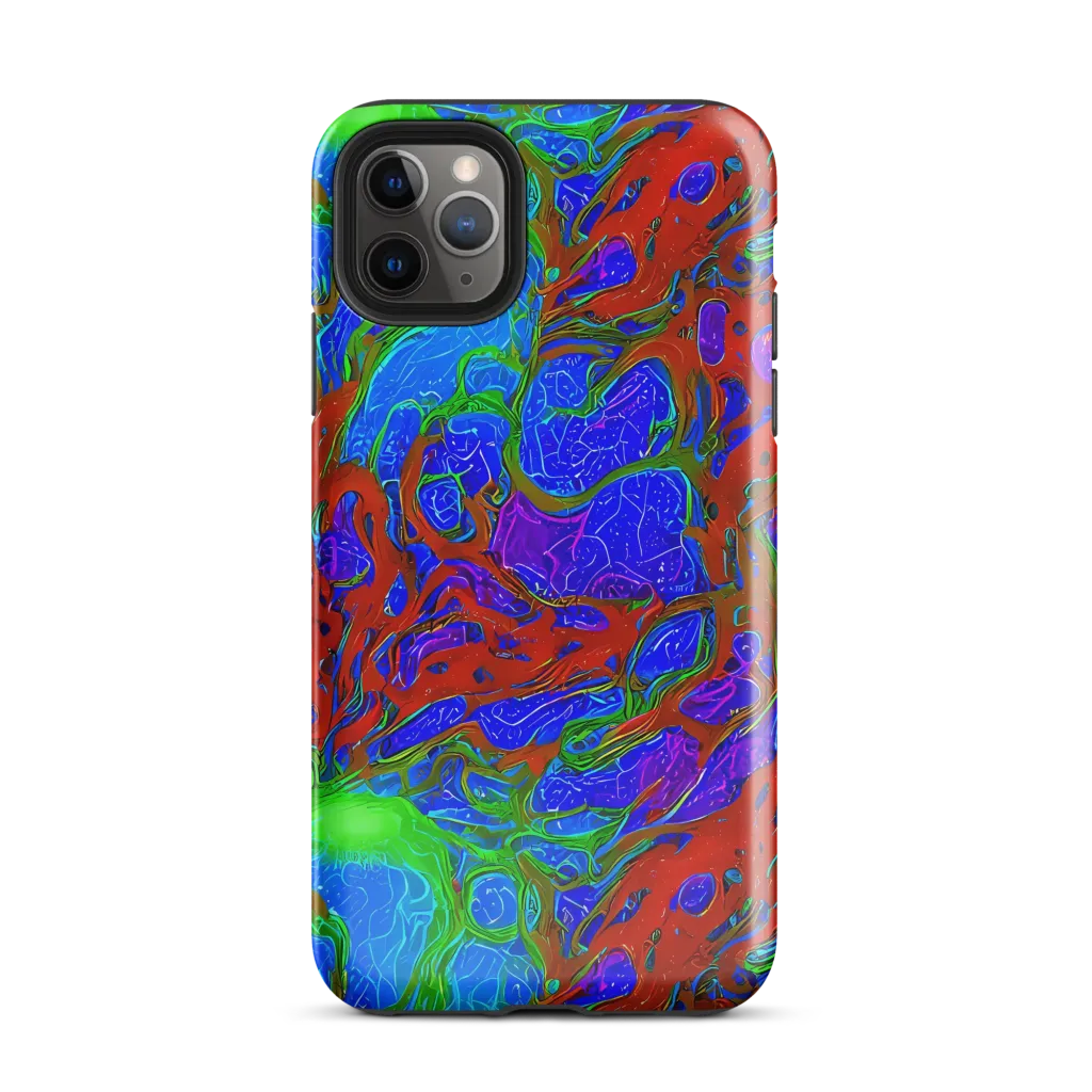 Cosmic Magma on Tough Case for iPhone® — Front