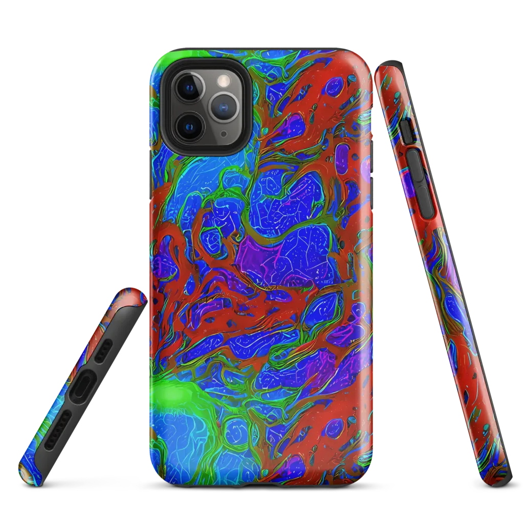 Cosmic Magma on Tough Case for iPhone® — Front