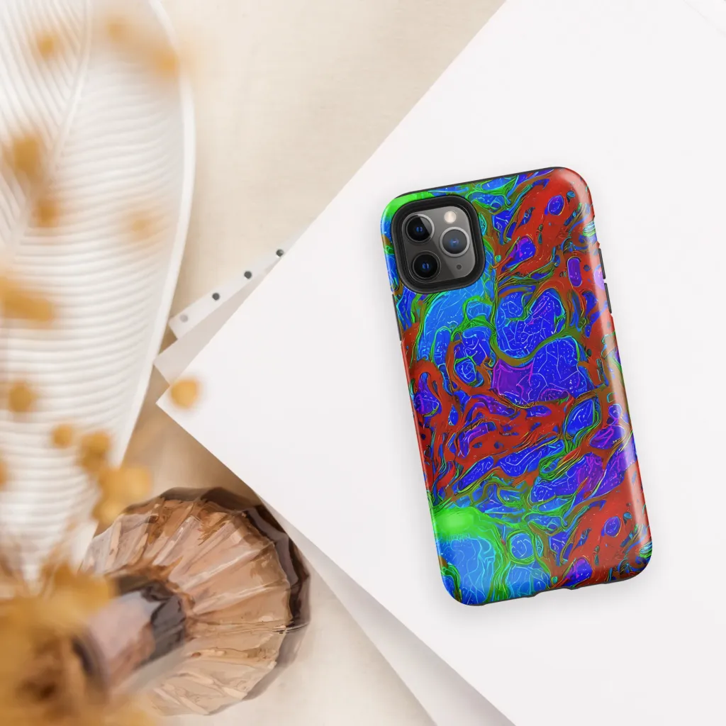 Cosmic Magma on Tough Case for iPhone® — Front