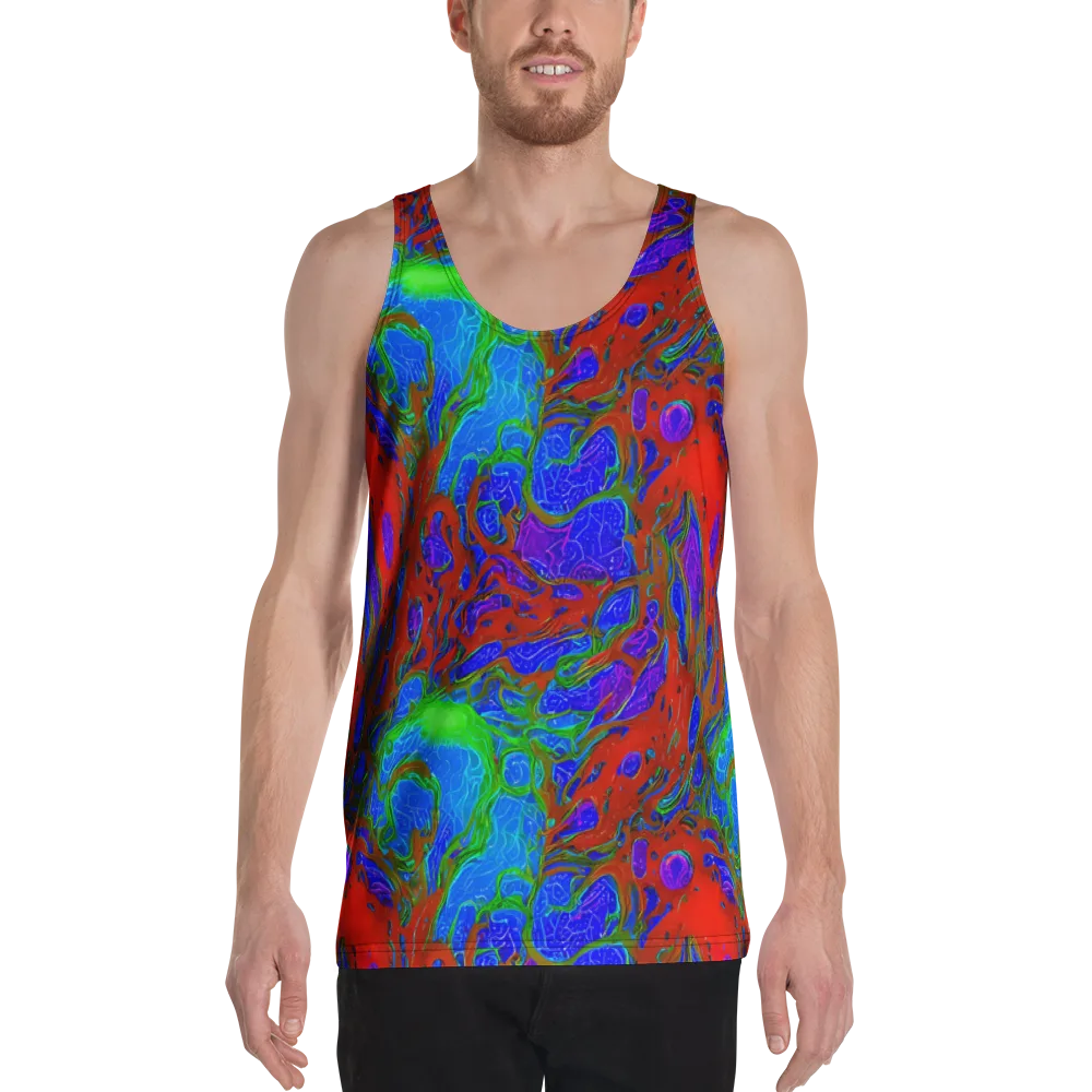 Cosmic Magma on Men's Tank Top — Front