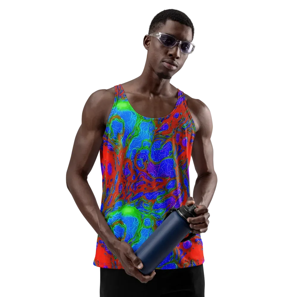 Cosmic Magma on Men's Tank Top — Front