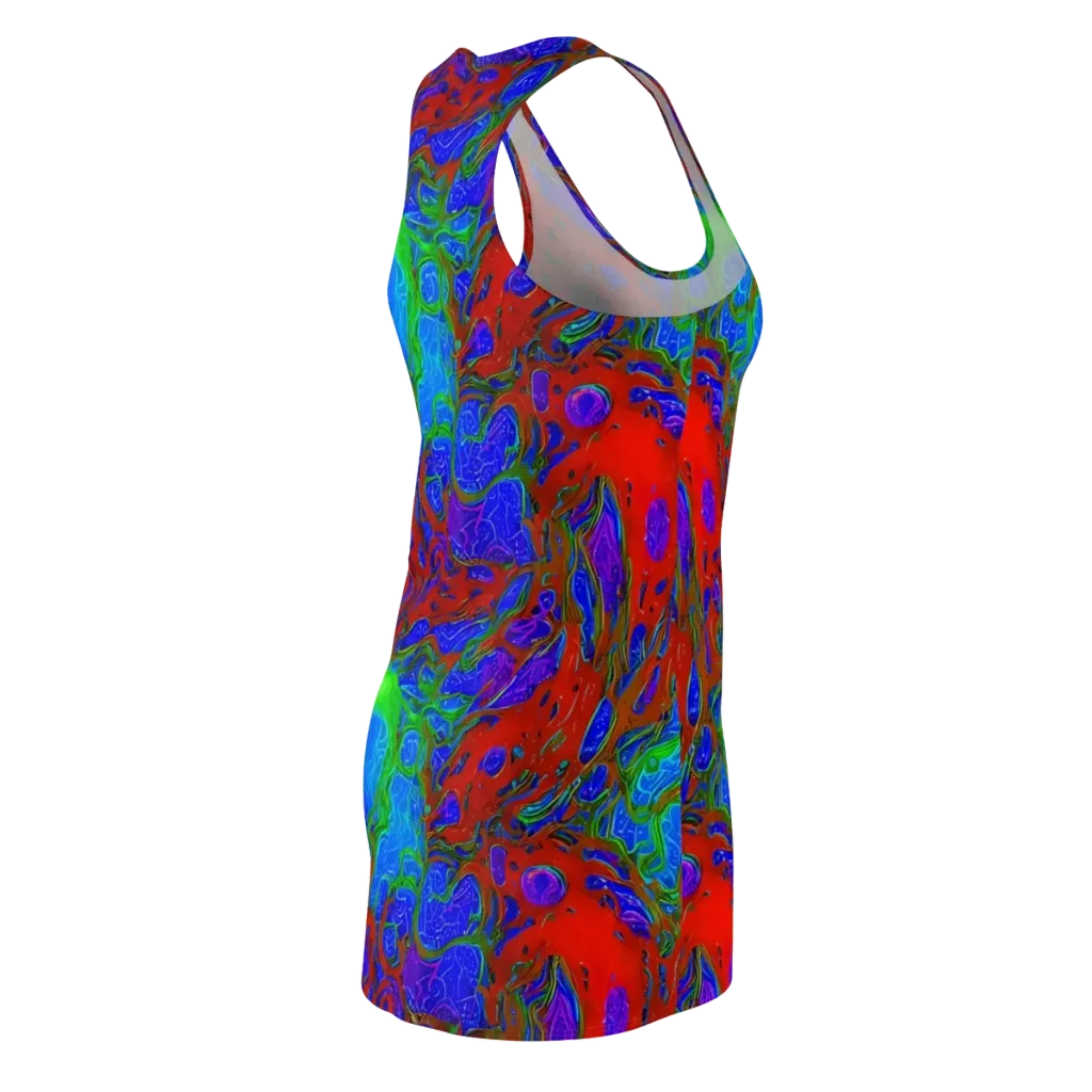 Cosmic Magma on Racerback Dress — Back Side