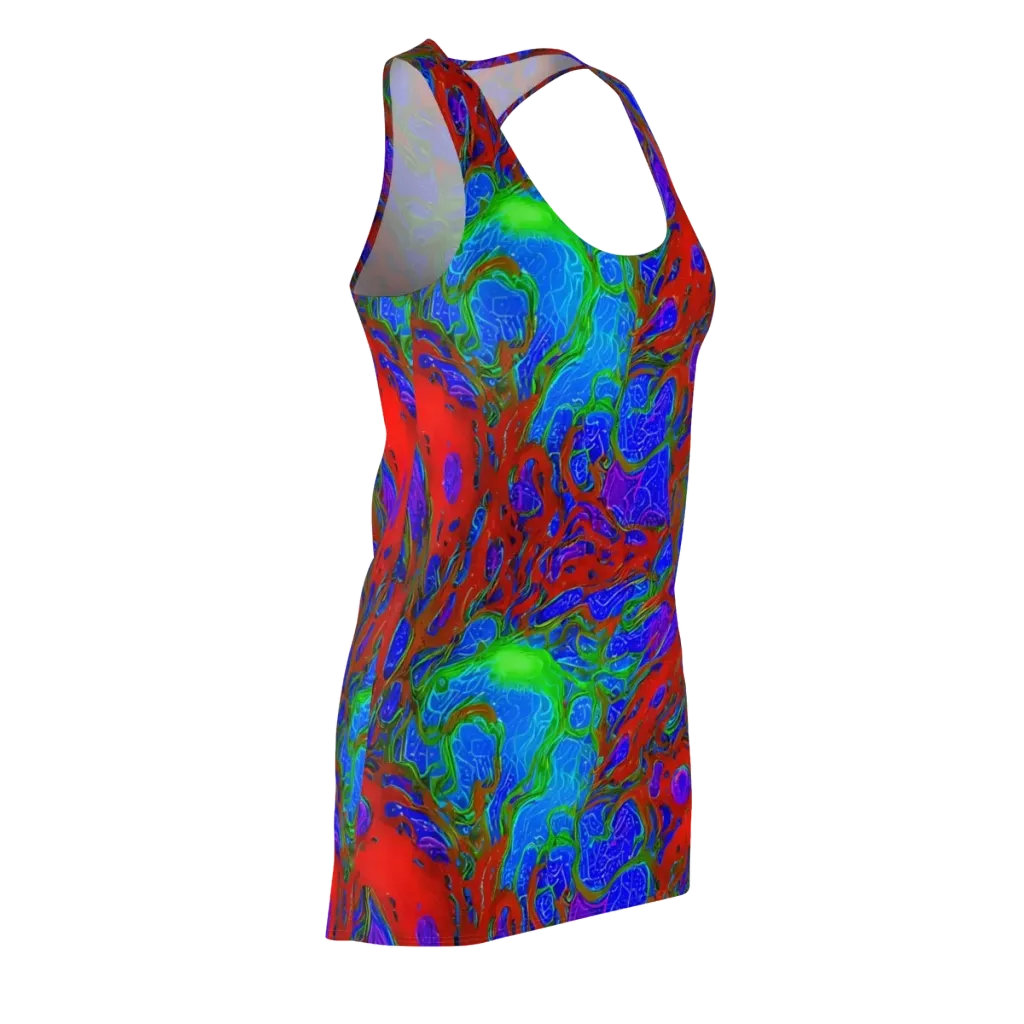 Cosmic Magma on Racerback Dress — Front Side