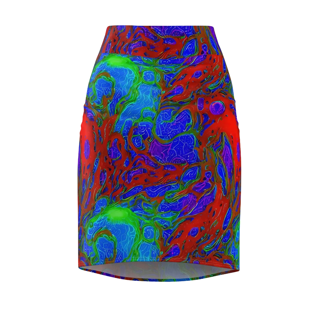 Cosmic Magma on Pencil Skirt — Front