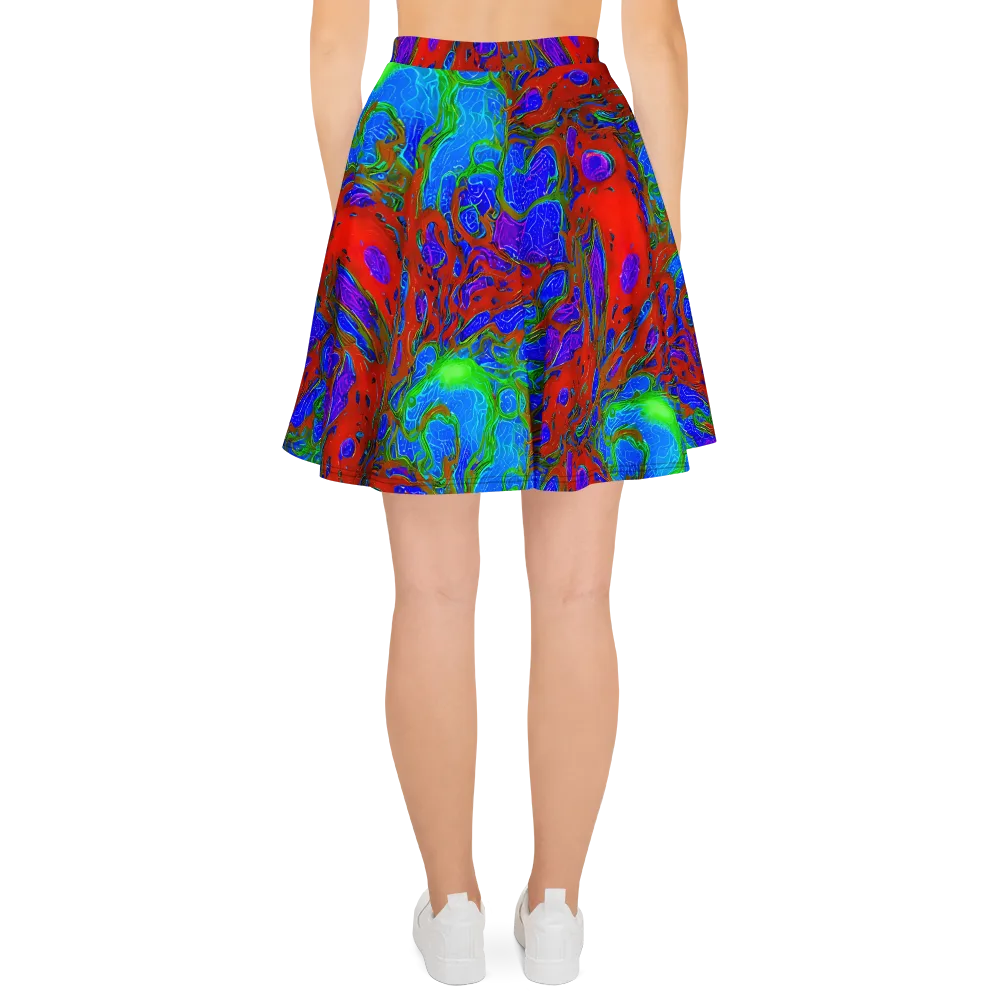Cosmic Magma on Skater Skirt — Back