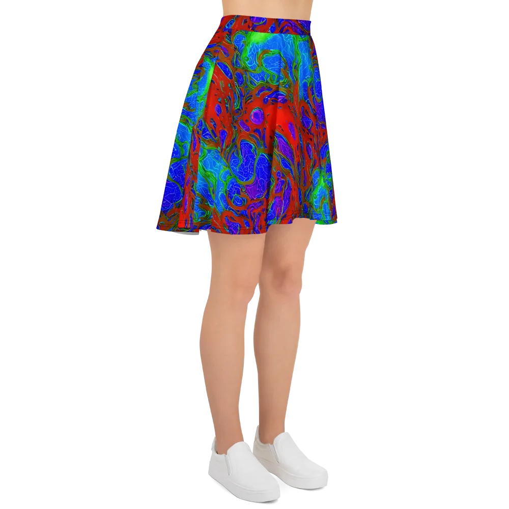Cosmic Magma on Skater Skirt — Right