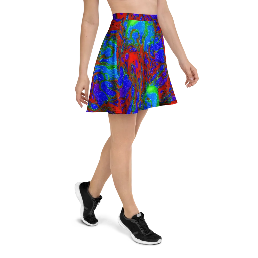 Cosmic Magma on Skater Skirt — Right