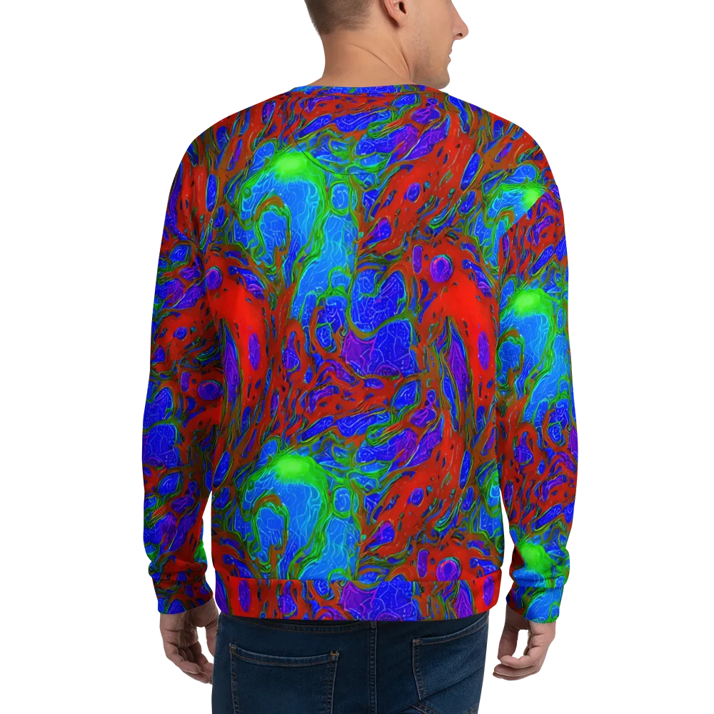 Cosmic Magma on Sweatshirt — Back