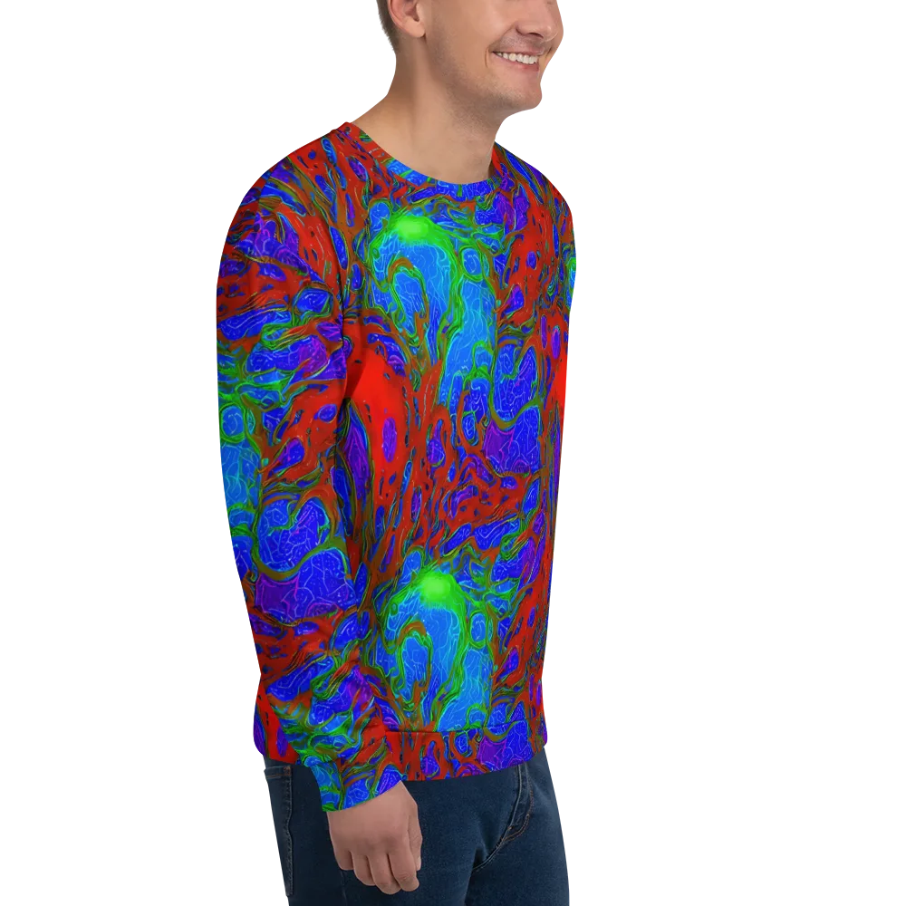 Cosmic Magma on Sweatshirt — Right Front