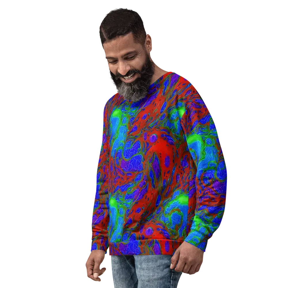 Cosmic Magma on Sweatshirt — Left Front