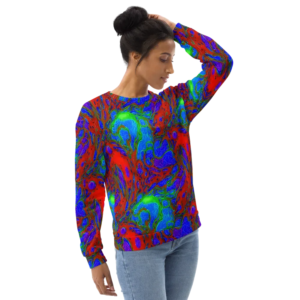 Cosmic Magma on Sweatshirt — Right Front