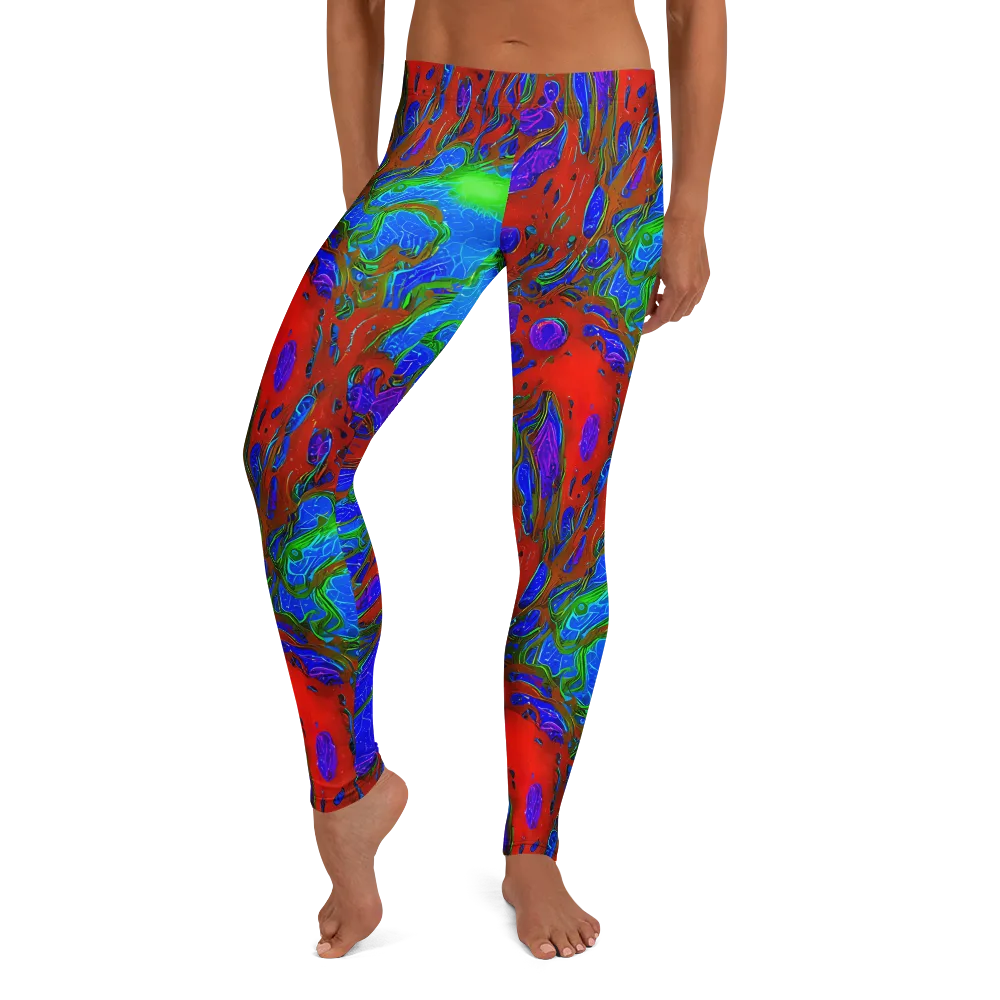 Cosmic Magma on Leggings — Front