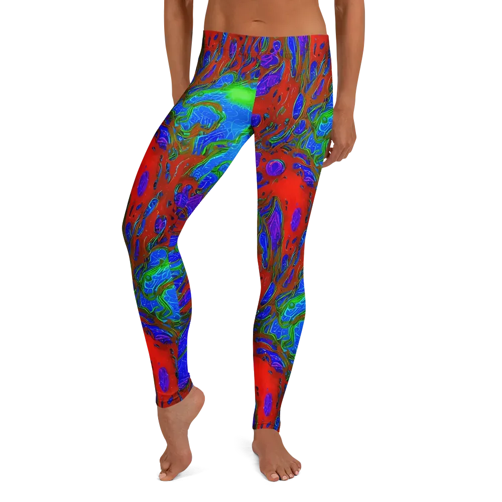 Cosmic Magma on Leggings — Front