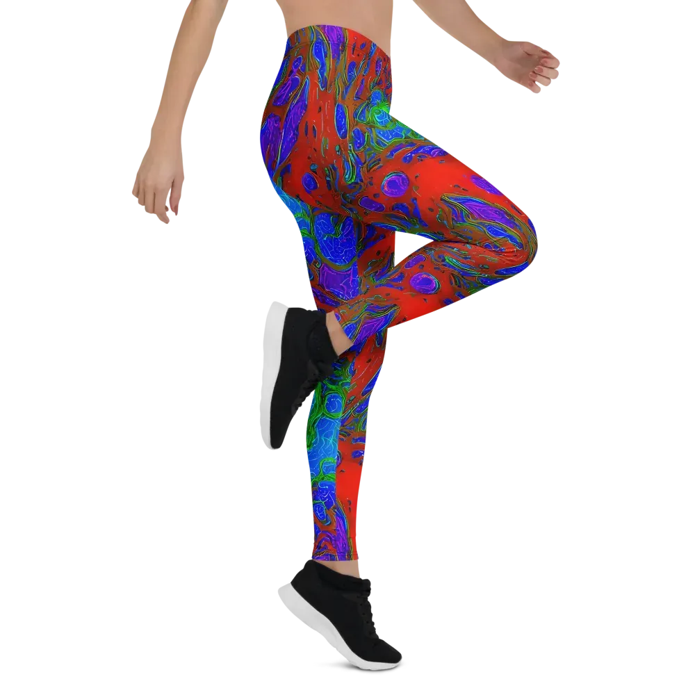 Cosmic Magma on Leggings — Right