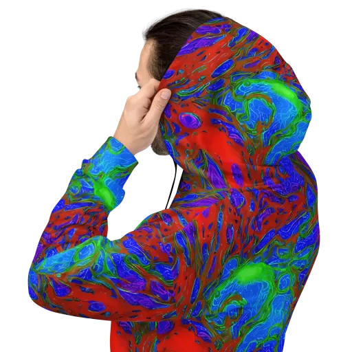 Cosmic Magma on a Hoodie
