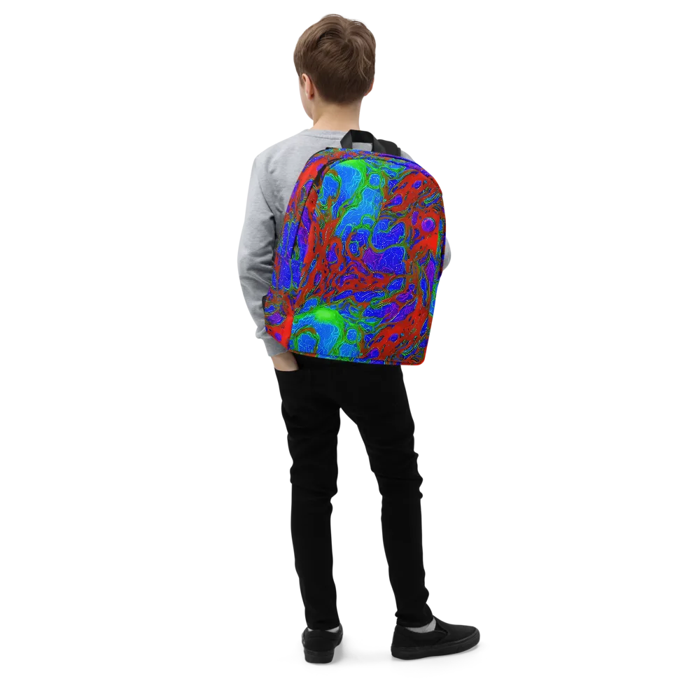 Cosmic Magma on Minimalist Backpack — Right Front