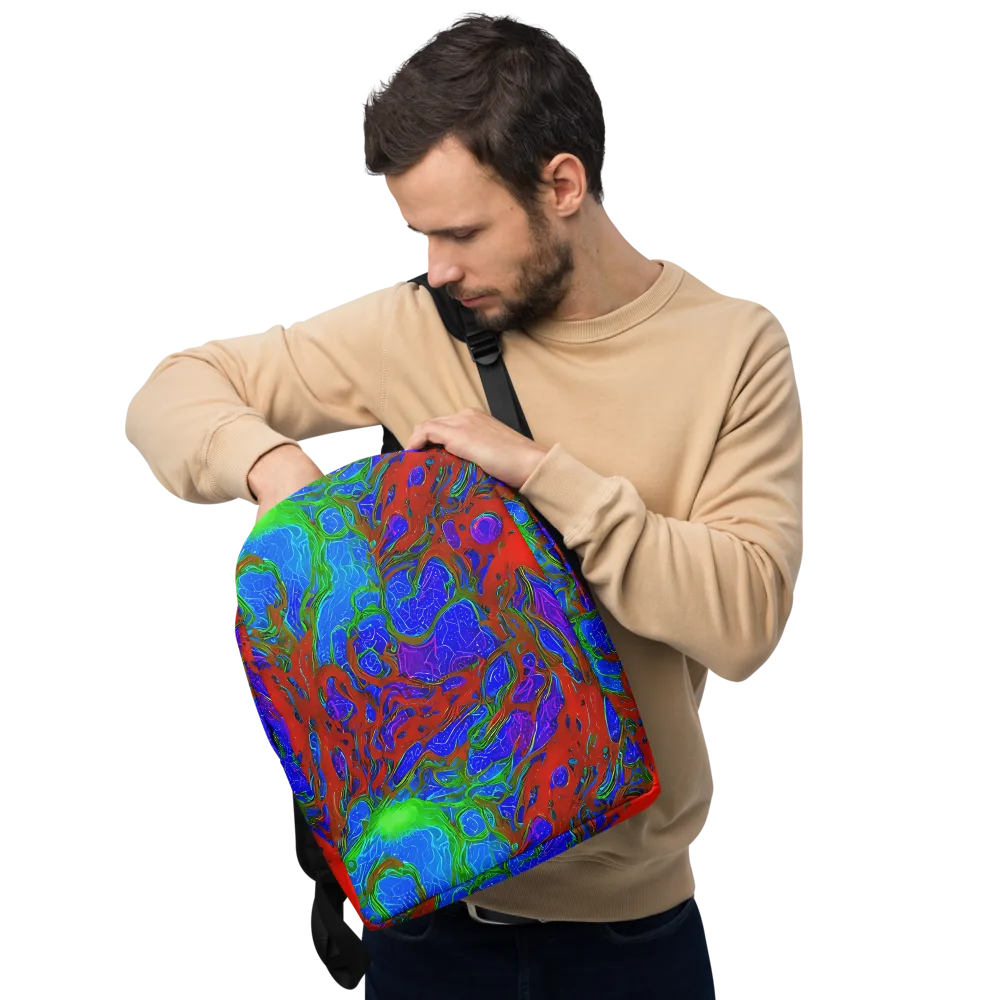 Cosmic Magma on Minimalist Backpack — Front