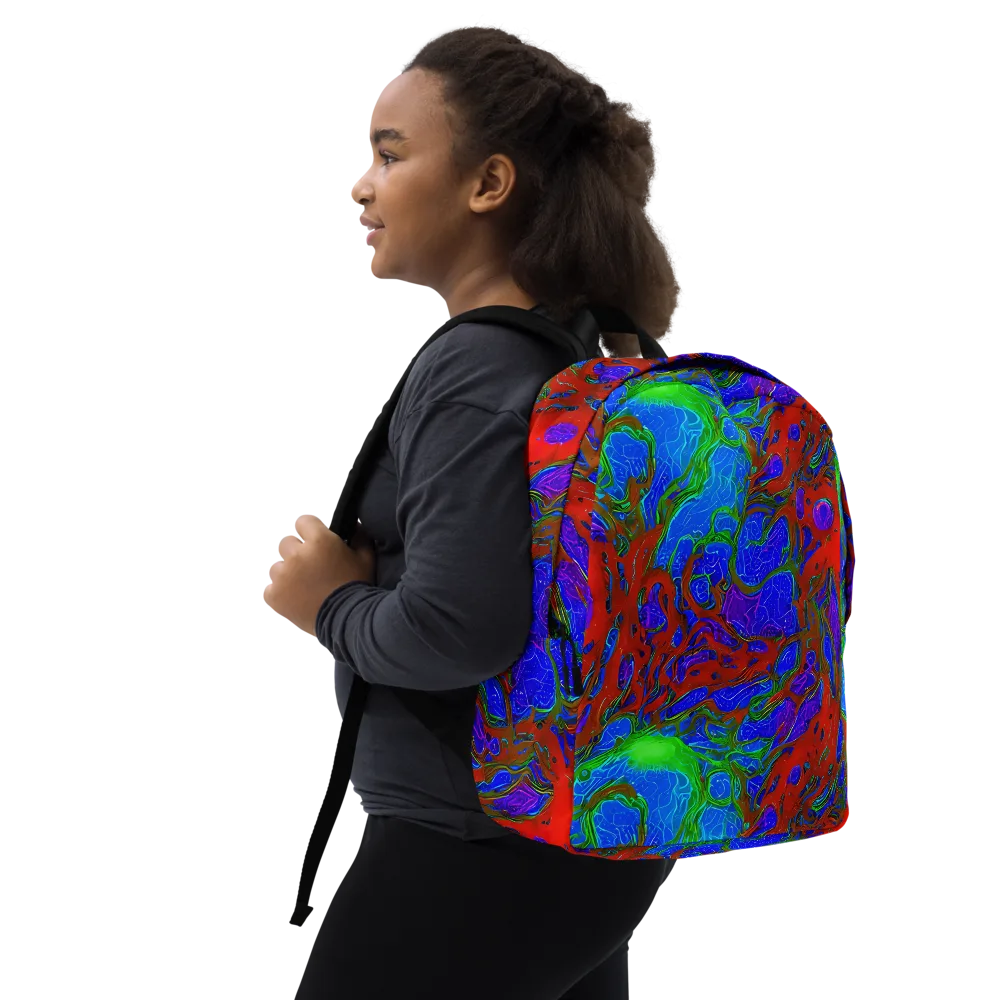 Cosmic Magma on Minimalist Backpack — Right Front