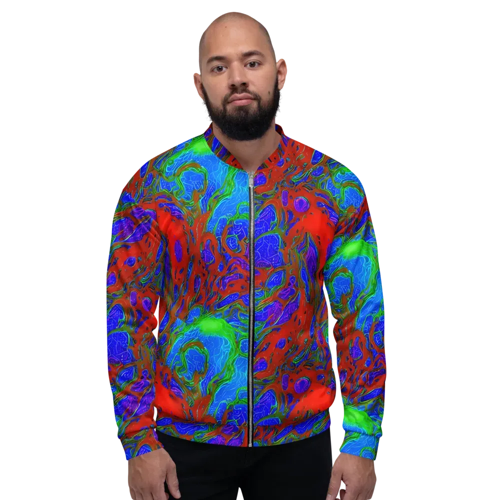 Cosmic Magma on Bomber Jacket — Front