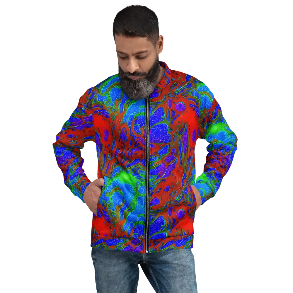 Cosmic Magma on Bomber Jacket — Front