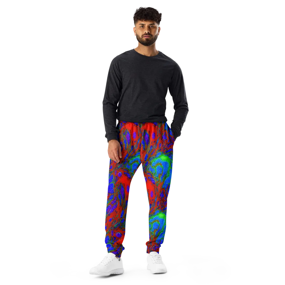Cosmic Magma on Men's Joggers — Front
