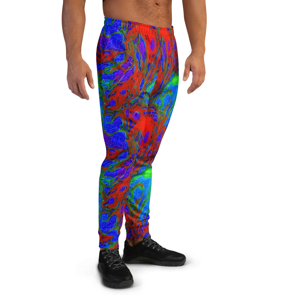 Cosmic Magma on Men's Joggers — Right