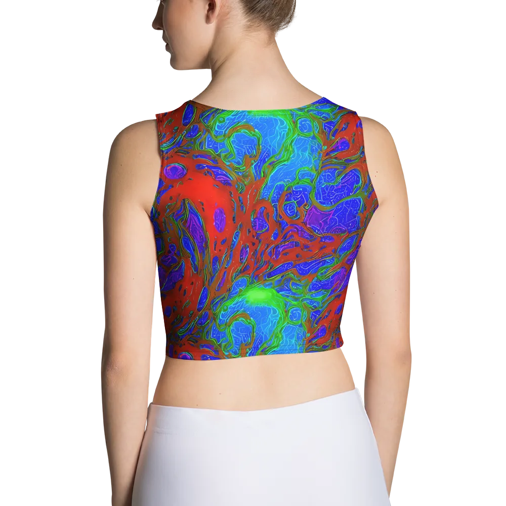 Cosmic Magma on Crop Top — Back
