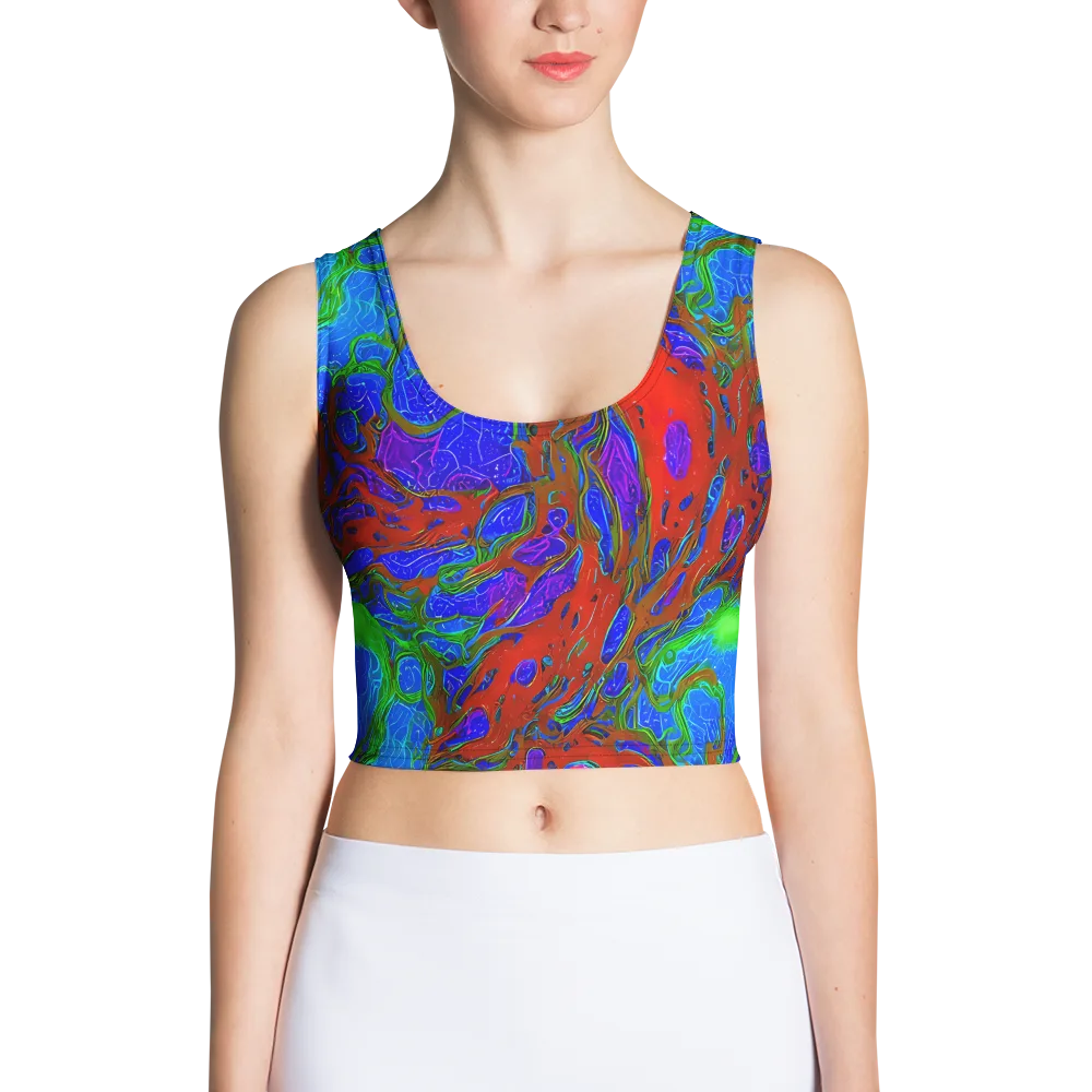 Cosmic Magma on Crop Top — Front