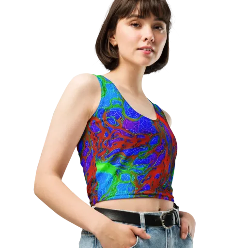 Cosmic Magma on a Crop Top