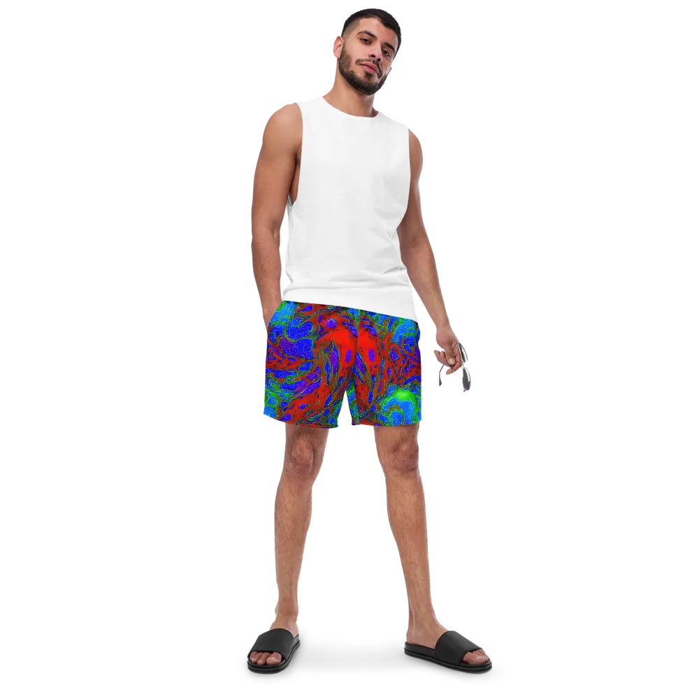 Cosmic Magma on Swim Trunks — Front