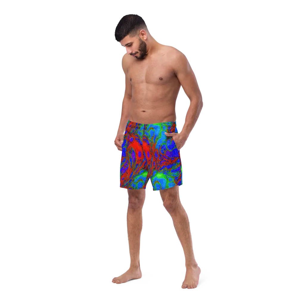 Cosmic Magma on Swim Trunks — Left Front