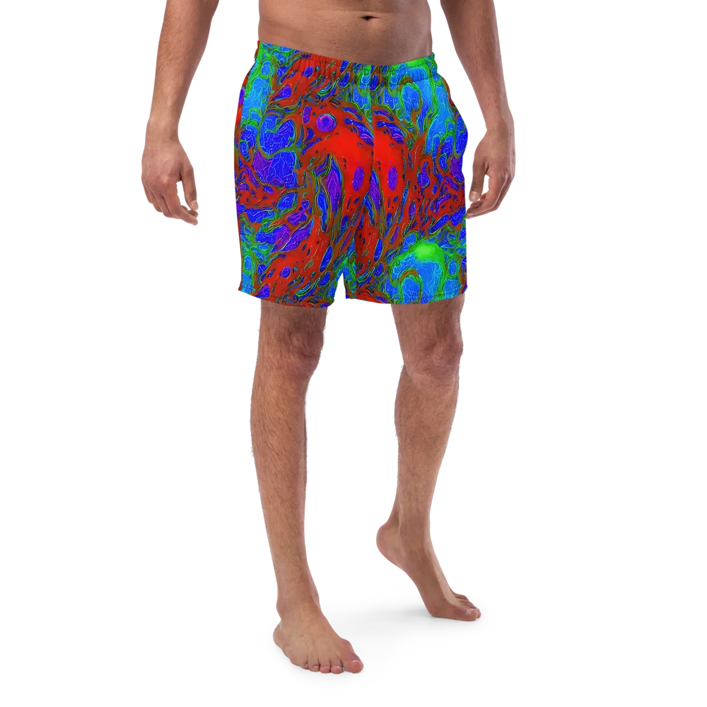 Cosmic Magma on Swim Trunks — Front