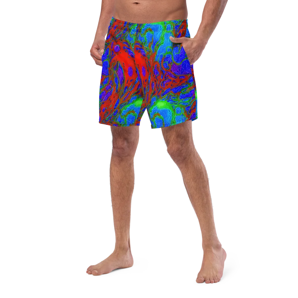 Cosmic Magma on Swim Trunks — Left Front