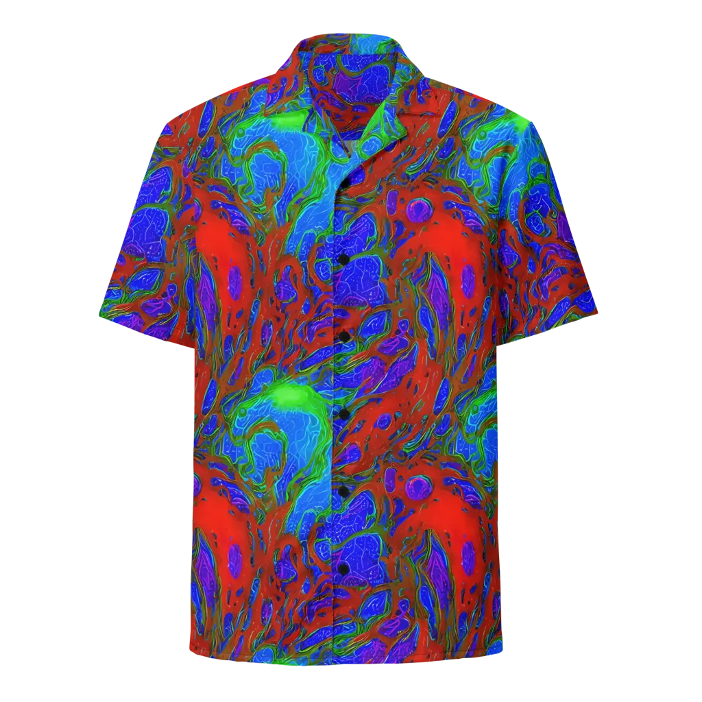 Cosmic Magma on Button Shirt — Front