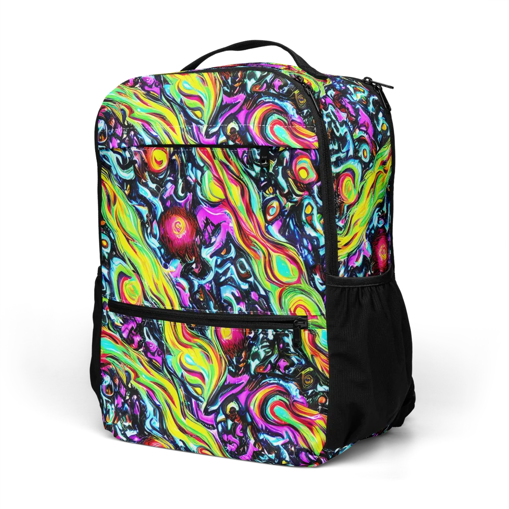Prismatic Nightfall on Utility Backpack — Left Front