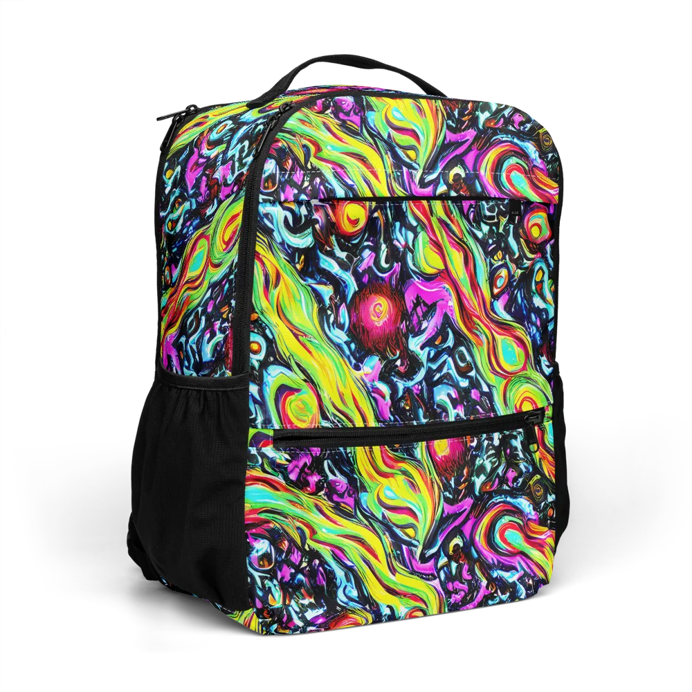 Prismatic Nightfall on Utility Backpack — Right Front