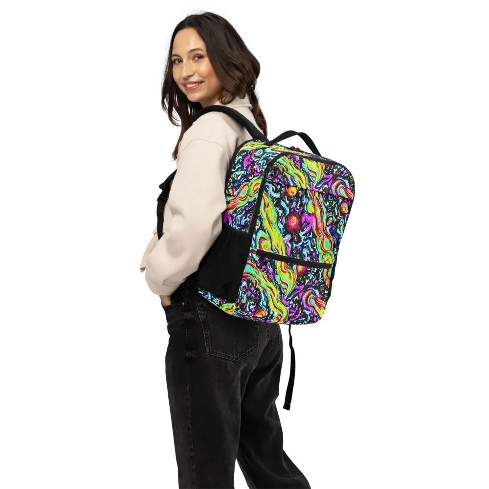 Prismatic Nightfall on Utility Backpack — Back