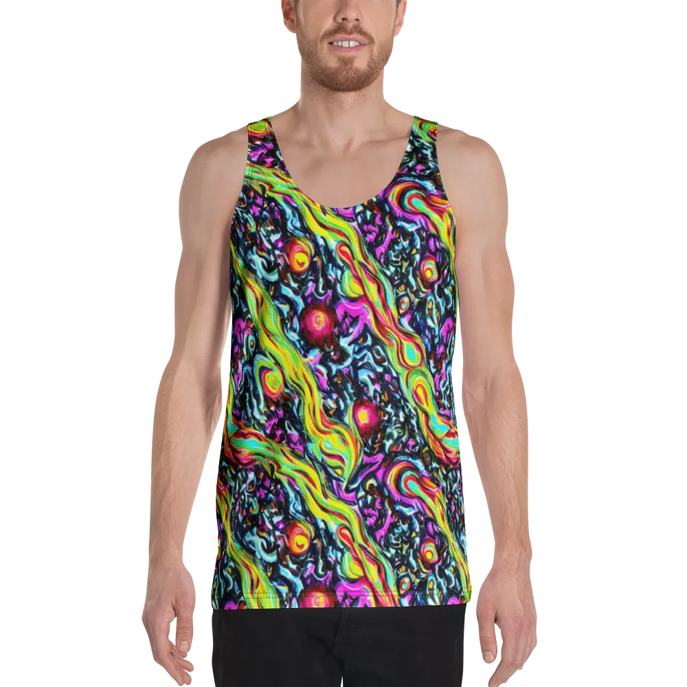 Prismatic Nightfall on Men's Tank Top — Front